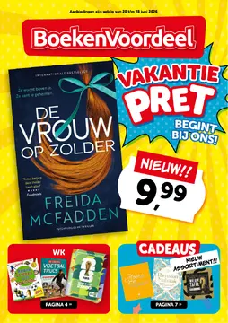 Boekenvoordeel folder voorblad