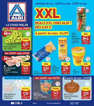 ALDI couverture de brochure