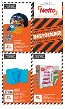 Netto couverture de brochure