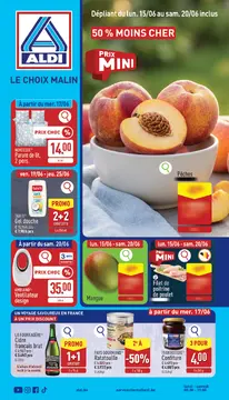 ALDI couverture de brochure