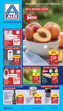 ALDI couverture de brochure