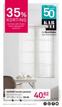 Karwei folder voorblad