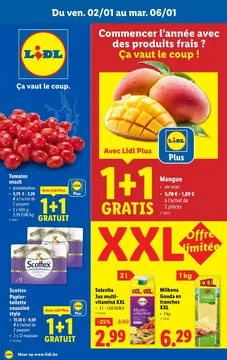 Lidl couverture de brochure
