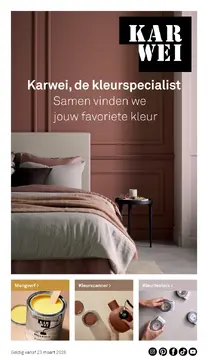 Karwei Verfspecial folder voorblad