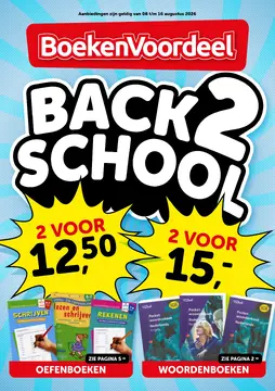 BoekenVoordeel folder voorblad