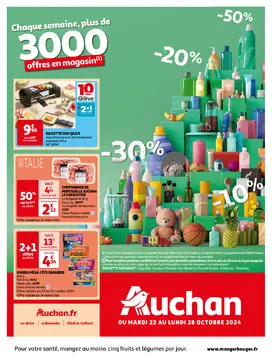 Auchan couverture de brochure