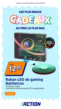 Action couverture de brochure