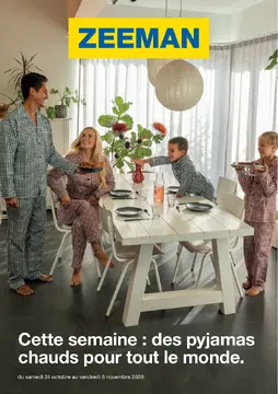 Zeeman couverture de brochure