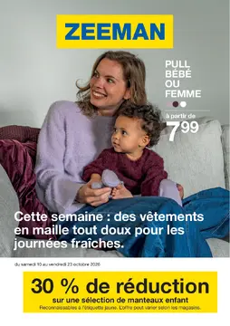 Zeeman couverture de brochure