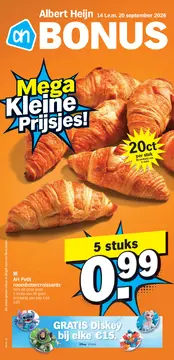 Albert Heijn couverture de brochure