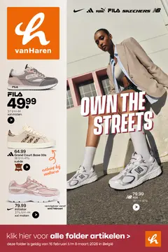 vanHaren Schoenen folder voorblad