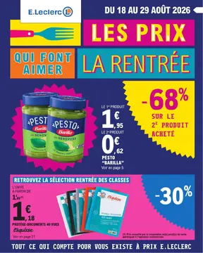 E.Leclerc couverture de brochure
