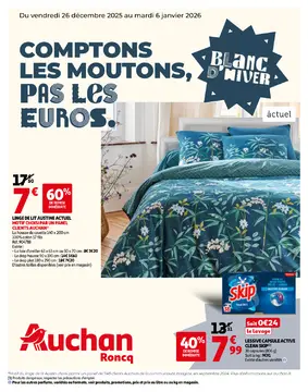 Auchan Roncq folder voorblad