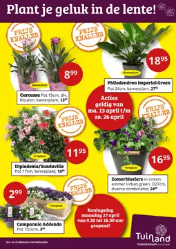 Tuinland folder voorblad