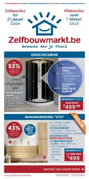 Zelfbouwmarkt folder voorblad