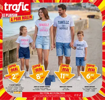 Trafic couverture de brochure