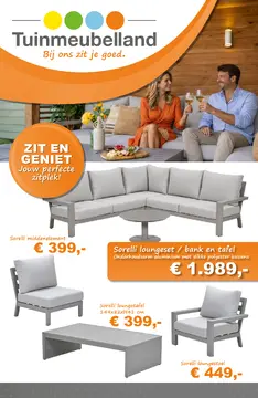 Tuinmeubelland folder voorblad