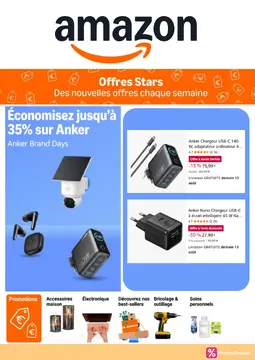 Amazon couverture de brochure