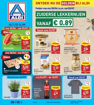 ALDI folder voorblad