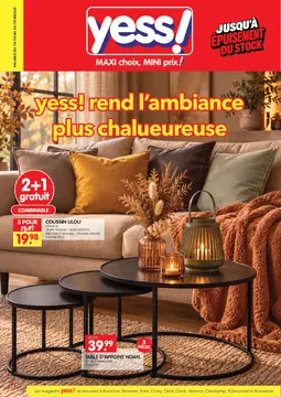 Yess couverture de brochure