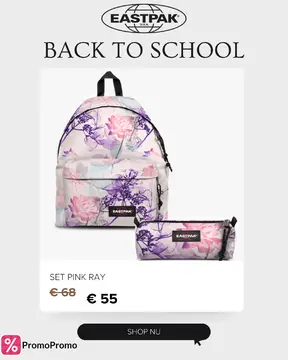 Eastpak folder voorblad