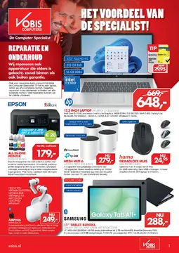 Vobis folder voorblad