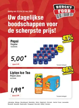 Budget Food folder voorblad