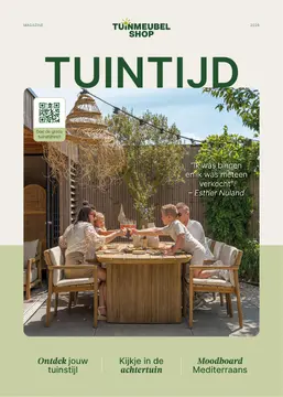 Tuinmeubelshop folder voorblad