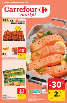 Carrefour Market couverture de brochure