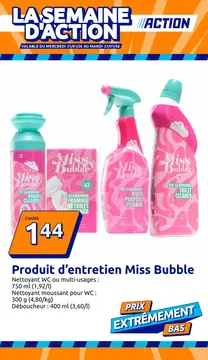 Action couverture de brochure