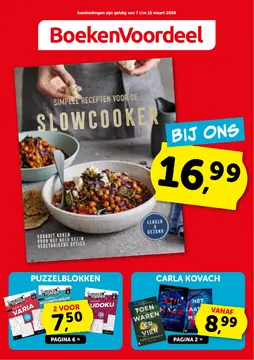 BoekenVoordeel folder voorblad