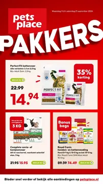 Pets Place folder voorblad