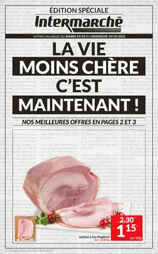 Intermarché couverture de brochure