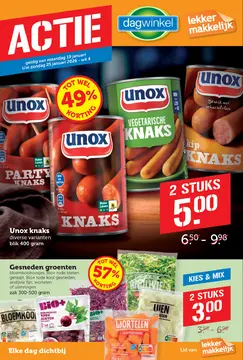 Dagwinkel folder voorblad