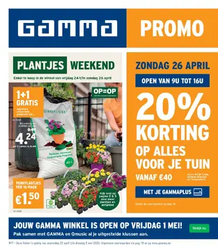 GAMMA folder voorblad