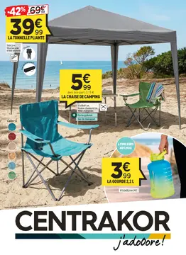 Centrakor couverture de brochure