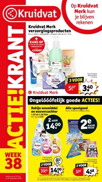 Kruidvat folder voorblad