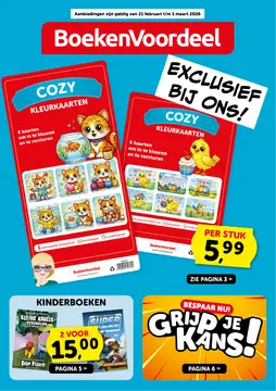 BoekenVoordeel folder voorblad