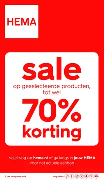 HEMA folder voorblad
