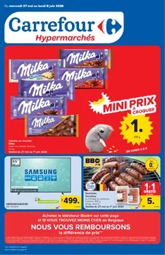 Carrefour couverture de brochure