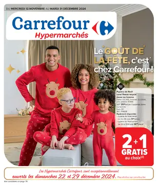 Carrefour couverture de brochure