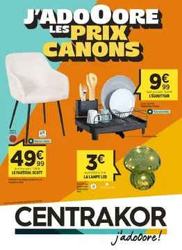 Centrakor couverture de brochure