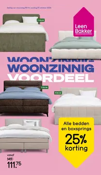Leen Bakker folder voorblad