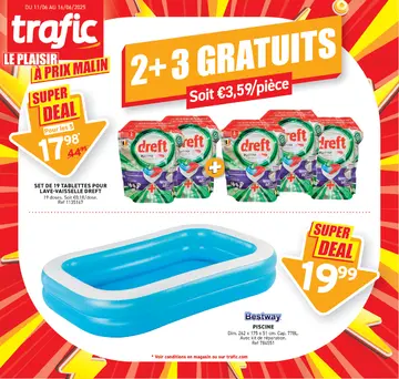 Trafic couverture de brochure