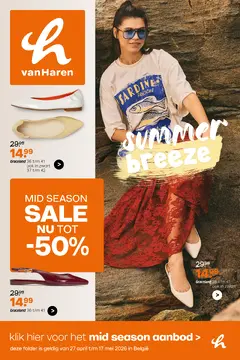 VanHaren Schoenen folder voorblad