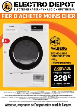 Electro Depot couverture de brochure