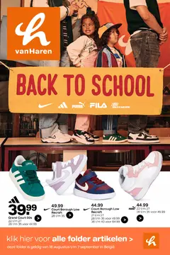 vanHaren Schoenen folder voorblad