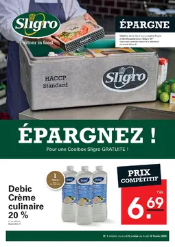 Sligro couverture de brochure