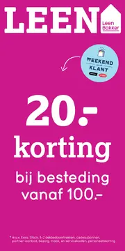 Leen Bakker folder voorblad
