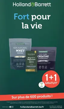 Holland & Barrett couverture de brochure